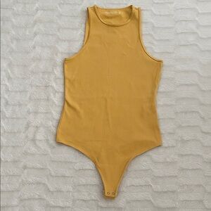 Abercrombie & Fitch Mustard Bodysuit